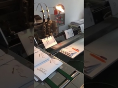 Máquina de encuadernación con costura a caballo de dos cabezales semiautomática 30 - 80 veces/min