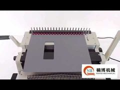 500 Sheets Notebook Comb Binding Machine With 14.3mm Pitch