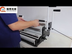 Spiral Coil Punching Binding Machine Double Loop Desktop Type