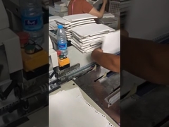 Máquina de encuadernación con alambre de doble lazo, control PLC, multifuncional