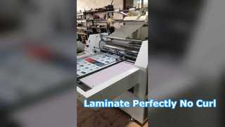 Máquina laminadora a presión neumática semiautomática QDFM-900A