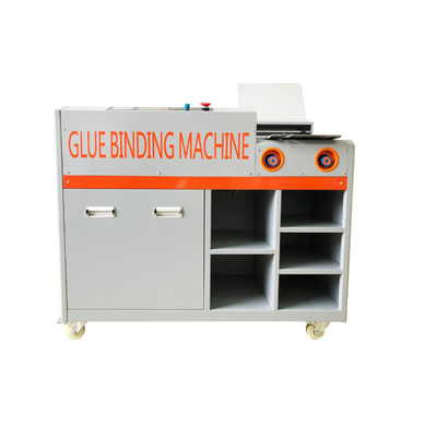 Double Gluing Roller A4 Automatic Perfect Glue Book Binding Machine 280-350 Books/Hour