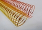 32mm Pitch 4:1 Metal Spiral Binding Coils Electroplated Single Loop
