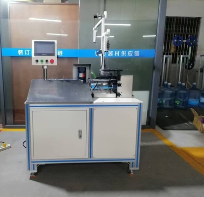Máquina de moldeado y corte de bobinas en espiral de metal único Presión de aire 1.5 KW Proveído por el cliente