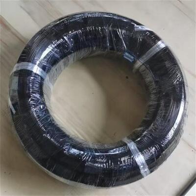 0.8 mm de color negro de nylon recubierto de sostén de alambre de PET recubierto de alambre de nylon recubierto de alambre de acero