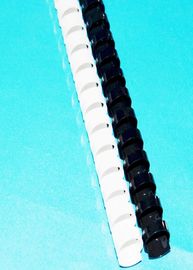 Roud/peine plástico oval del Pvc de los materiales obligatorios de la forma echada 12.7m m de 6m m a de 50m m